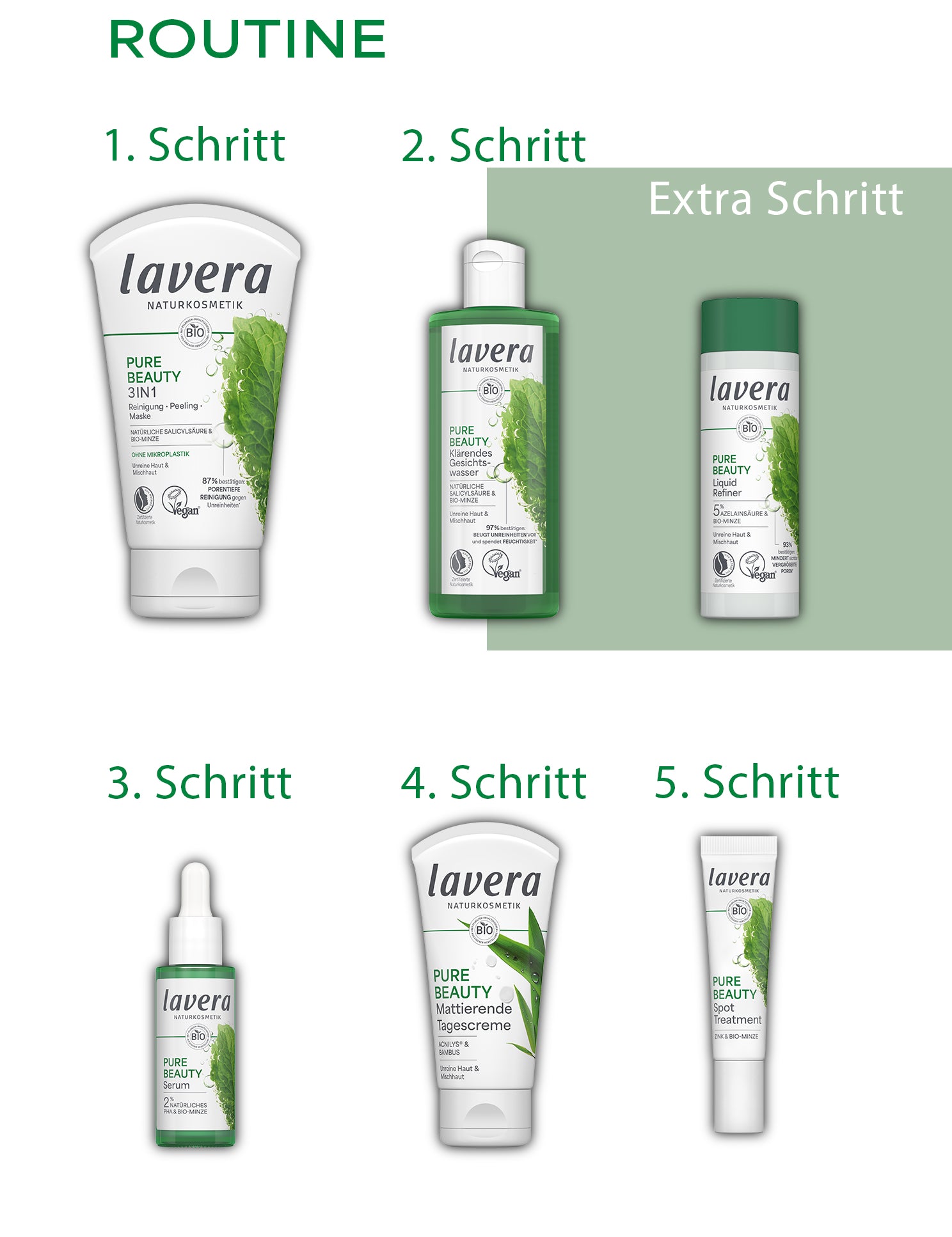 lavera Pure Beauty Klärendes Gesichtswasser