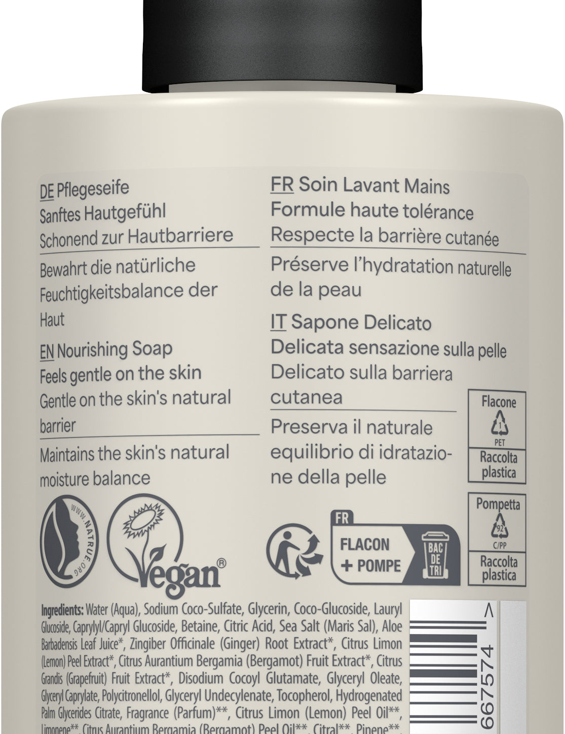 lavera Pflegeseife Bio-Zitrone & Bio-Ingwer
