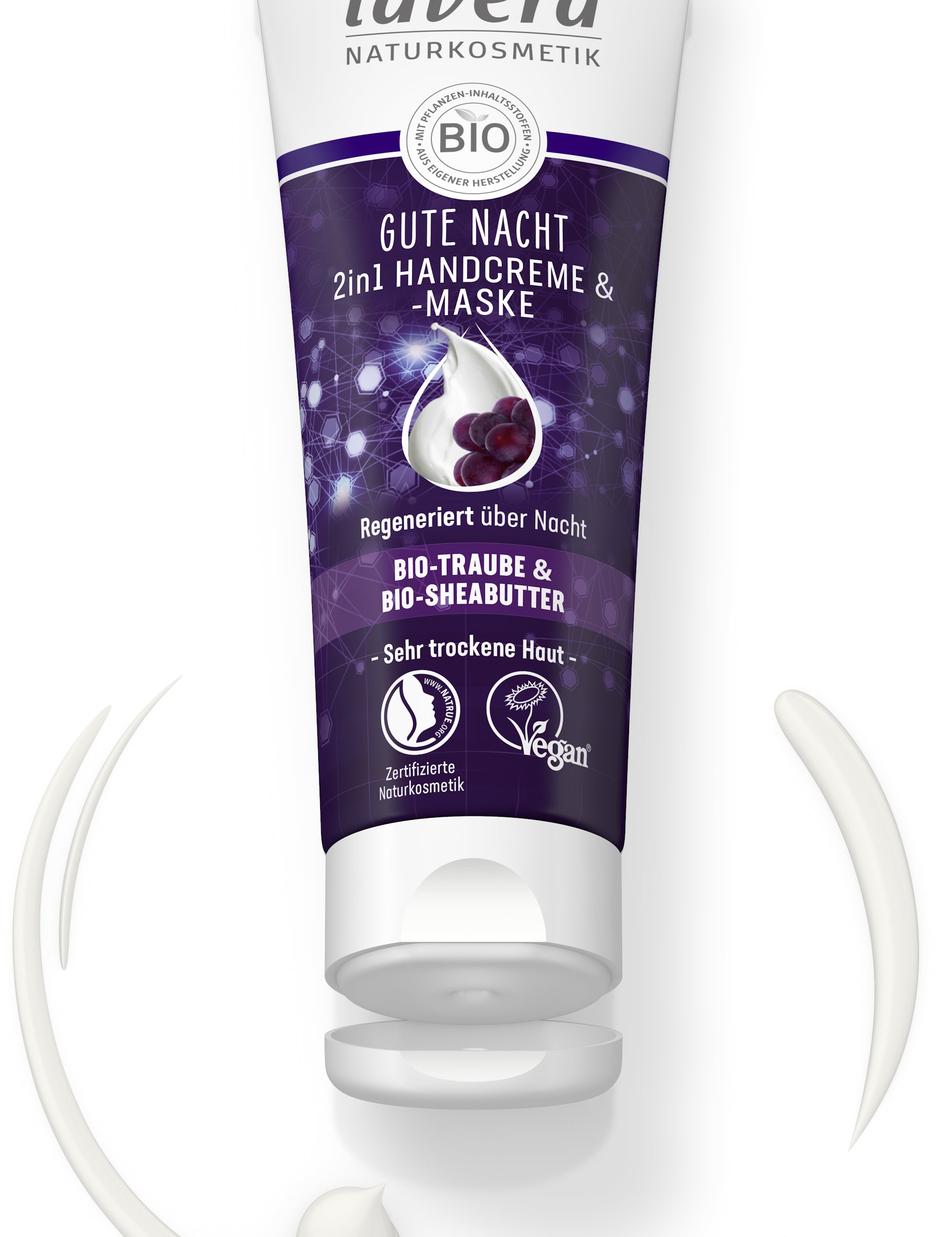 lavera Gute Nacht 2in1 Handcreme & -maske
