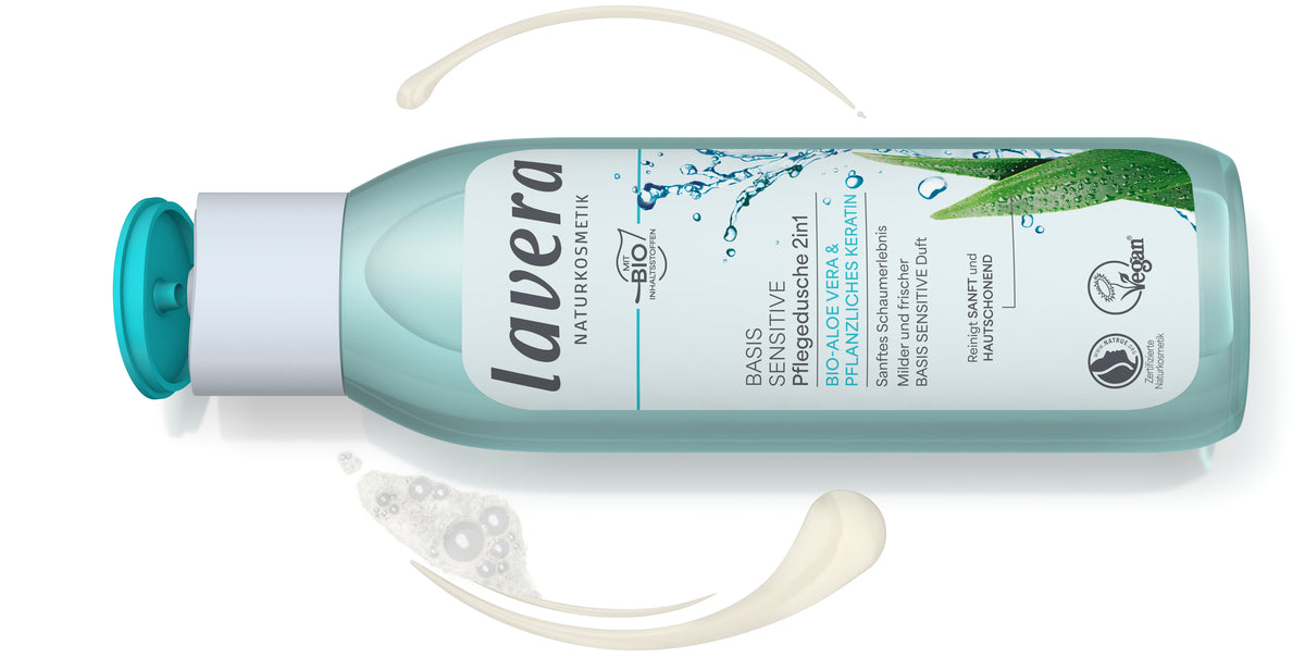 lavera Pflegedusche basis sensitive 2in1