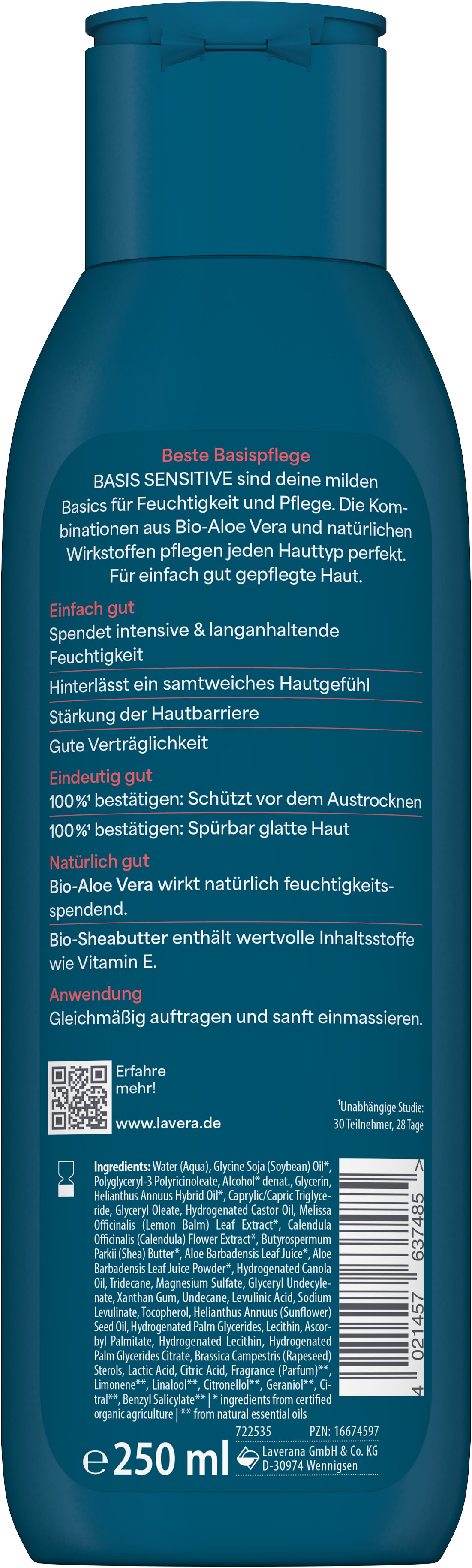 lavera basis sensitive Body Milk Reichhaltig