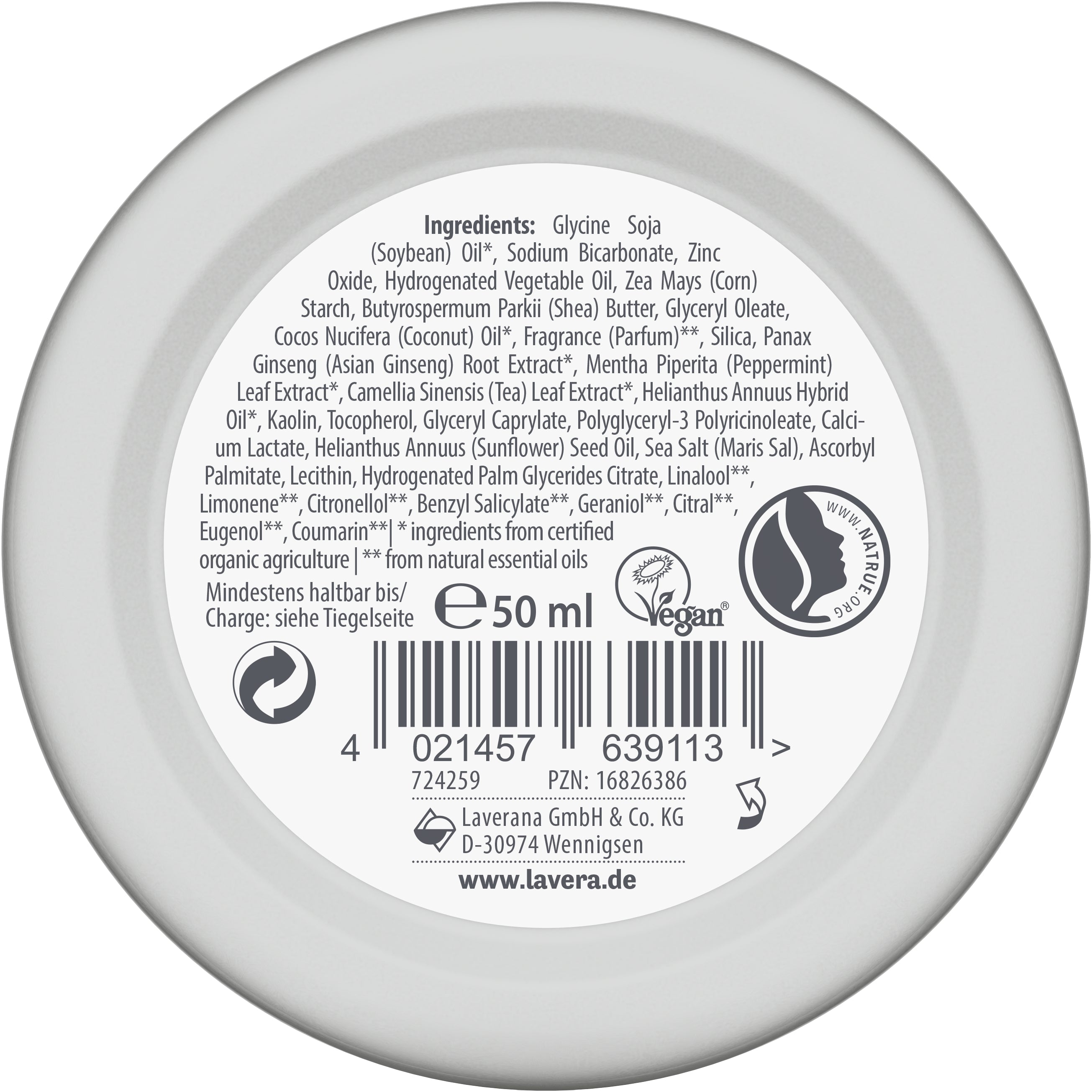 lavera.momo Creme NATURAL & STRONG
