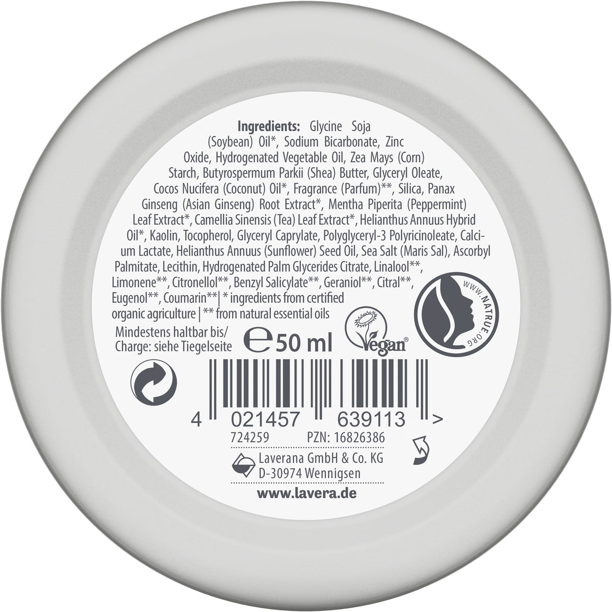 lavera.momo Creme NATURAL & STRONG