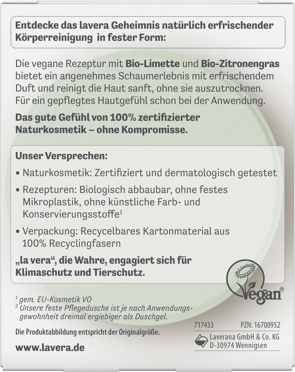 lavera Feste Pflegedusche Happy Freshness