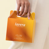 lavera Glow by Nature Routine Complete Set in der Anwendung