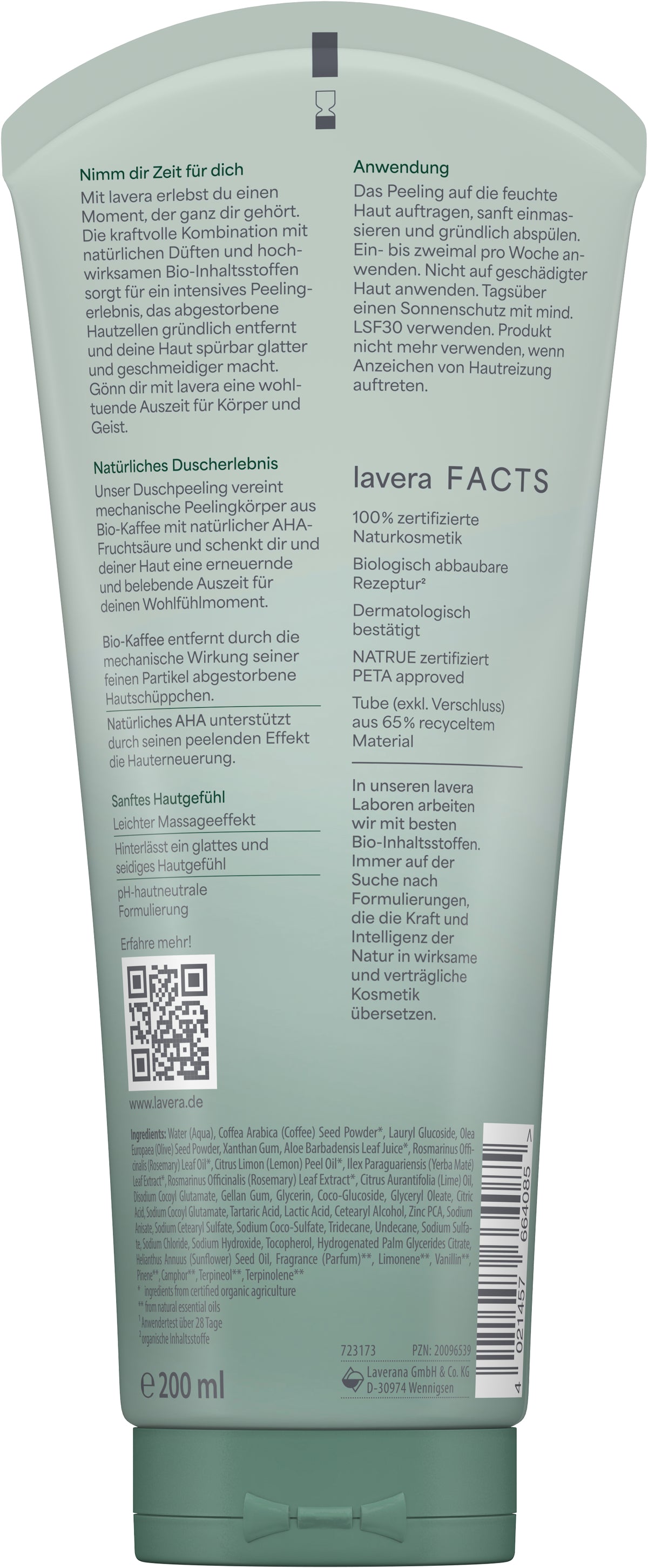 lavera Duschpeeling Purify Me