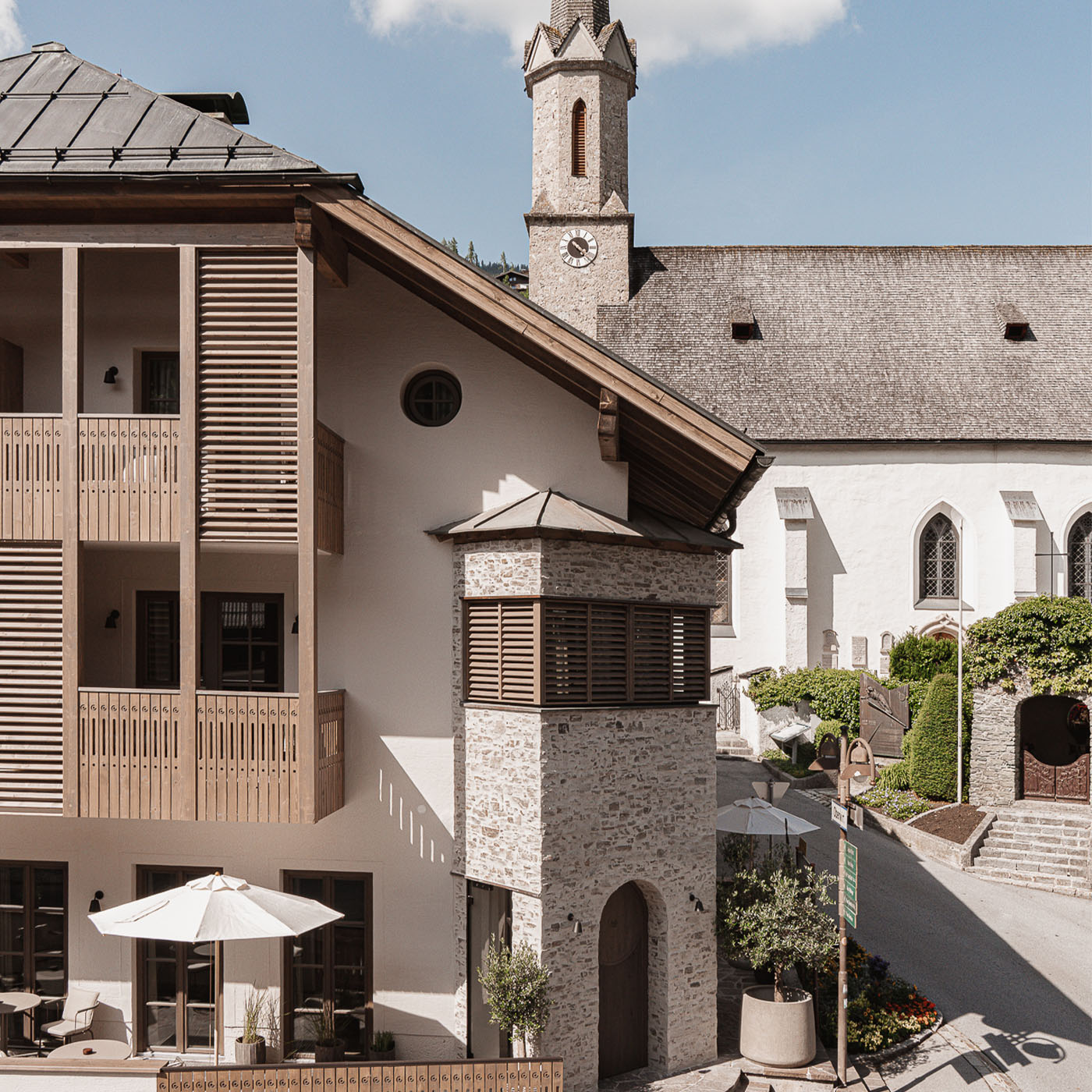 stieg'nhaus in Mühlbach Außenansicht