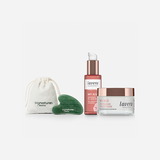 Gua-Sha Stein und my Age Tagescreme und Serum