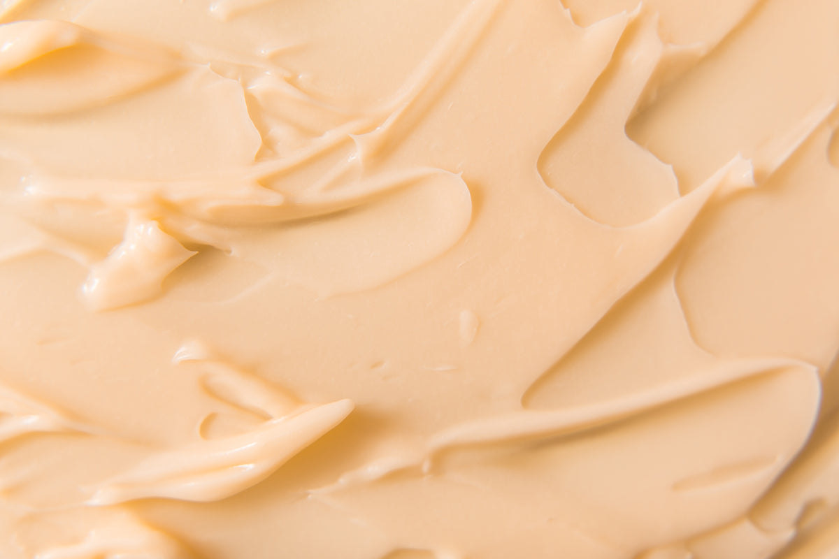 cremige Butter Textur