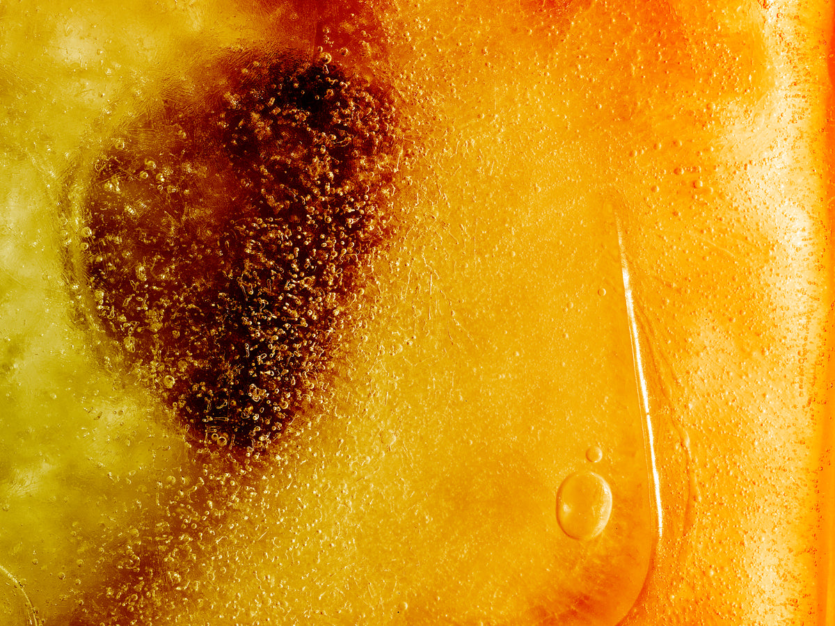Textur frischer Pfirsich mit Wasser