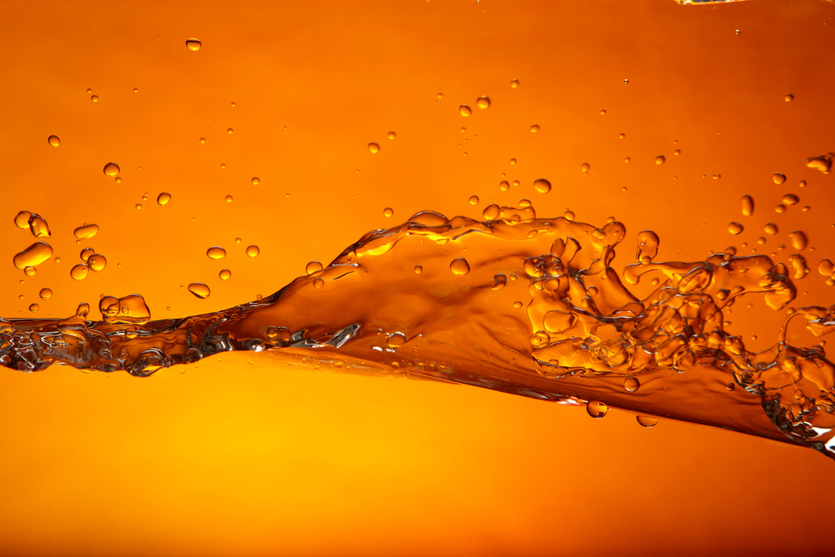 orangene Flüssigkeit