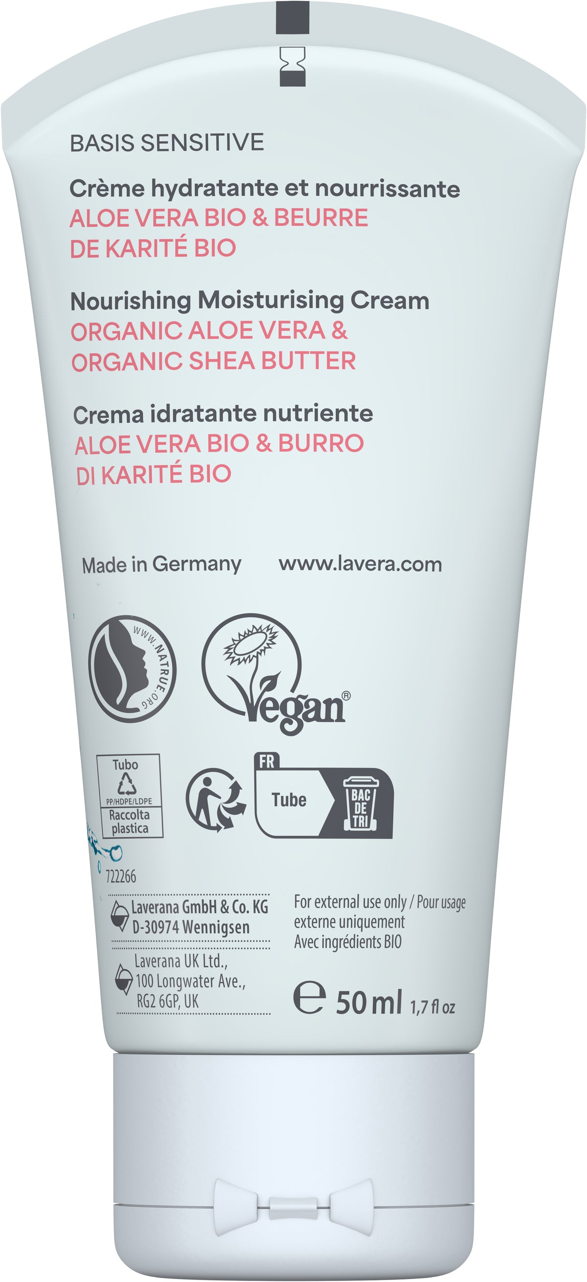 lavera basis sensitive Reichhaltige Feuchtigkeitscreme
