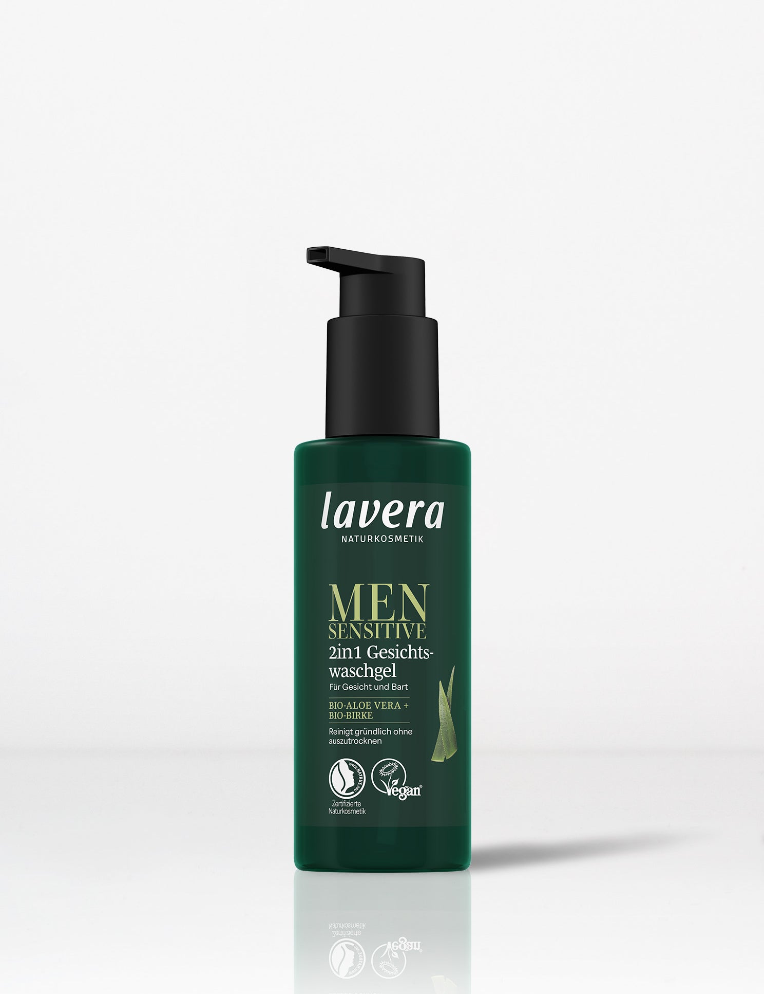 lavera Men sensitive 2in1 Gesichtswaschgel