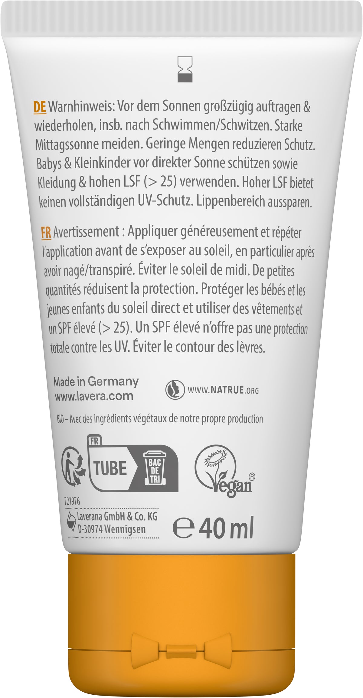 lavera Sonnenfluid Sensitiv LSF 50