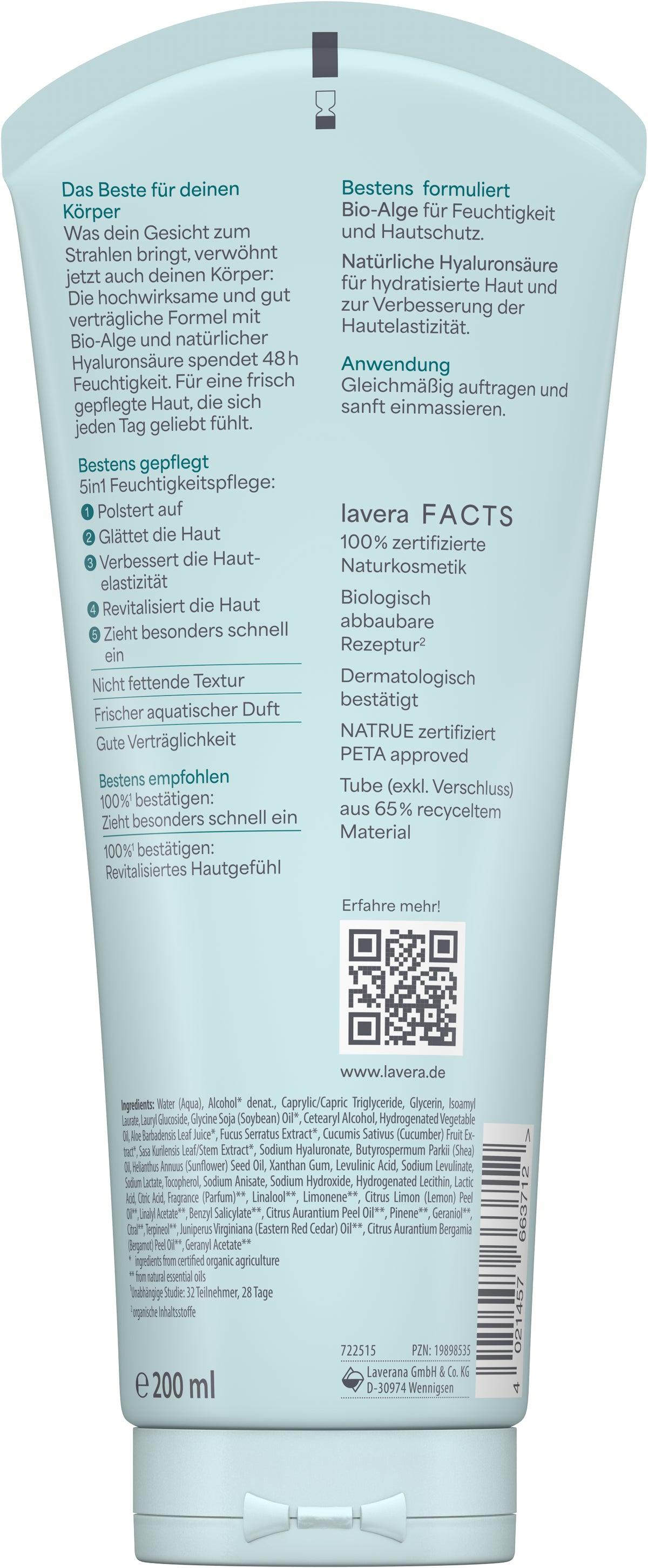lavera Hydro Refresh Body Lotion