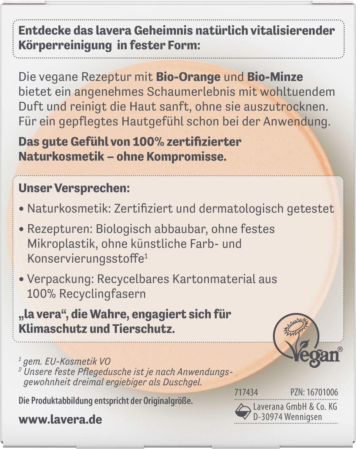 lavera Feste Pflegedusche High Vitality